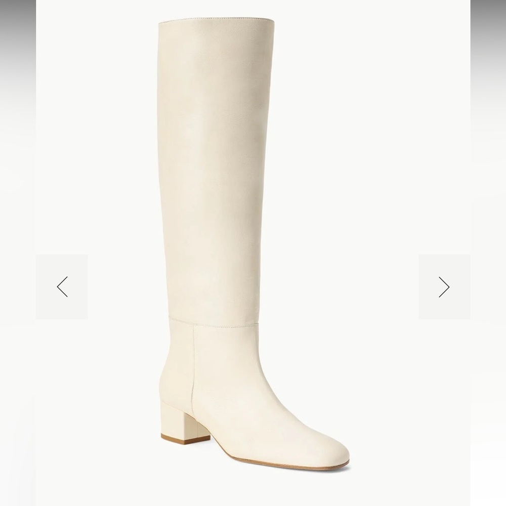 STAUD Nancy Boot Cream